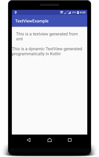 Kotlin Android - Create a new TextView programmatically