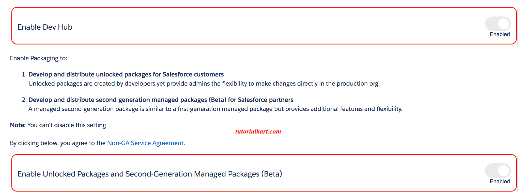 Enable Dev Hub in Salesforce Org