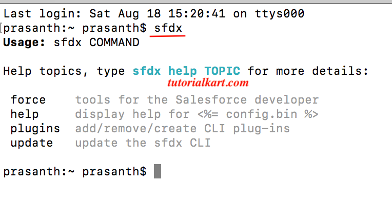 Salesforce CLI installation