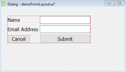 Grid and Form Layouts in Qt5 Python