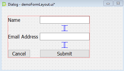 Grid and Form Layouts in Qt5 Python