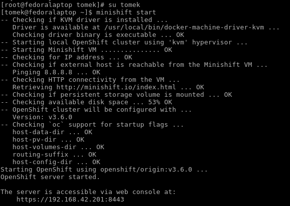 Minishift Tutorial