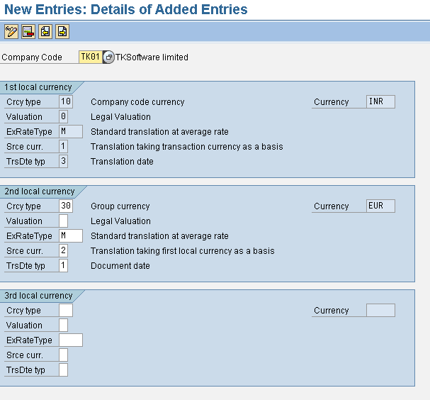 Create new Currencies of Leading Ledger in SAP FICO