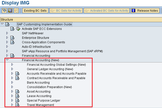 Financial Accounting new in SAP