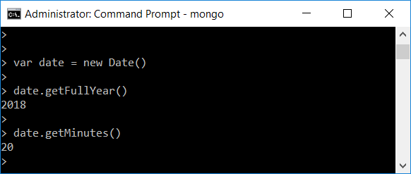 Mongo Date Object Usage