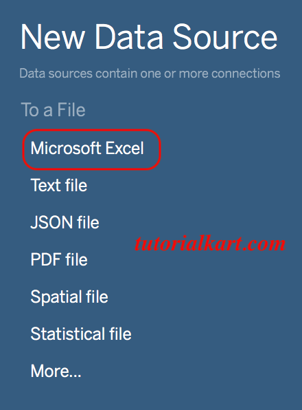 Connecting to excel file