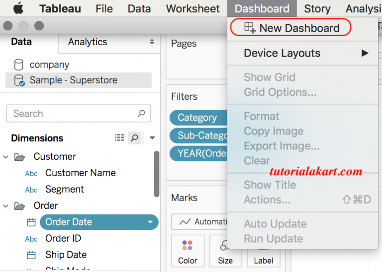 Getting started with Tableau