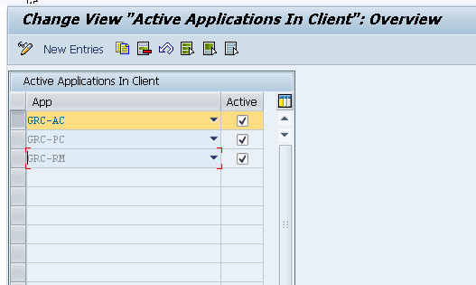 Activate applications in SAP GRC