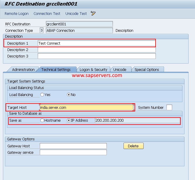 How to Configure RFC Destination in SAP GRC