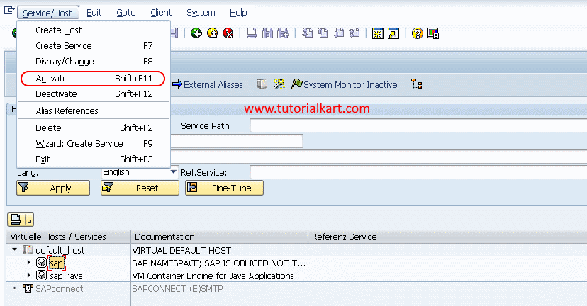 How to Maintain & Activate ICF Services (SICF)