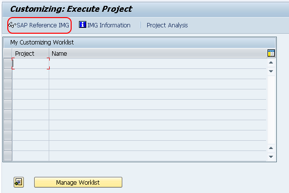 SAP GRC - SAP Reference IMG