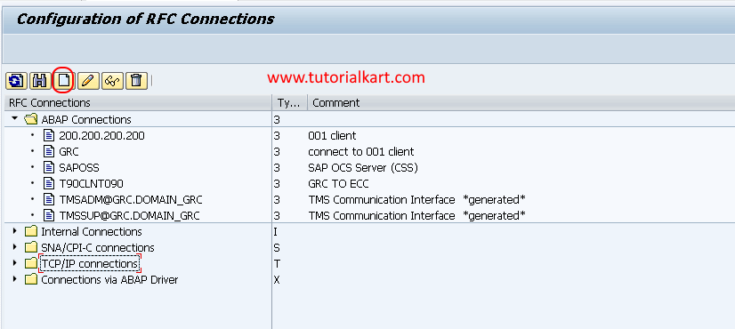 SAP GRC create