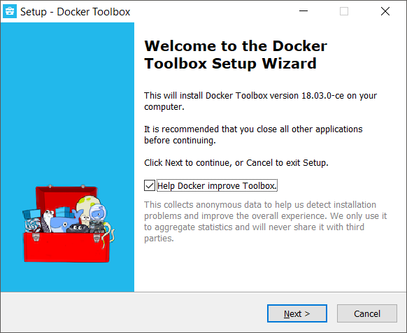 Docker Toolbox for Windows