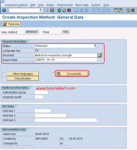 SAP QM - How to Create Inspection Method in SAP