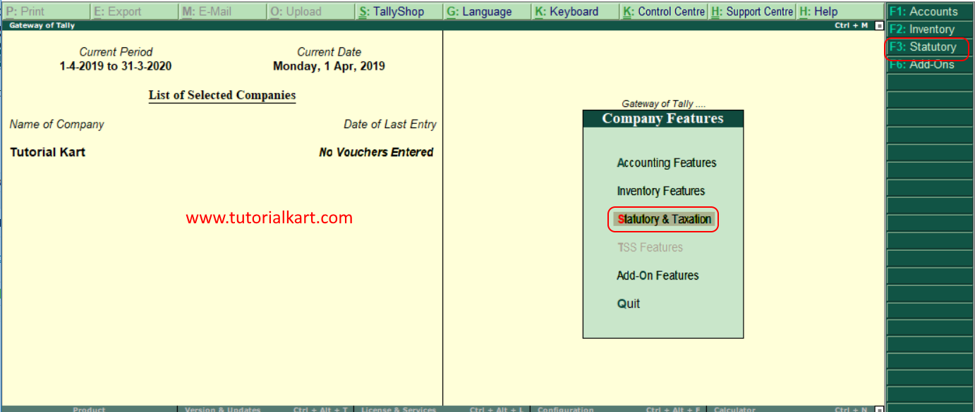 practical assignment on gst in tally erp 9