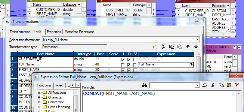  Expression Transformation in Informatica