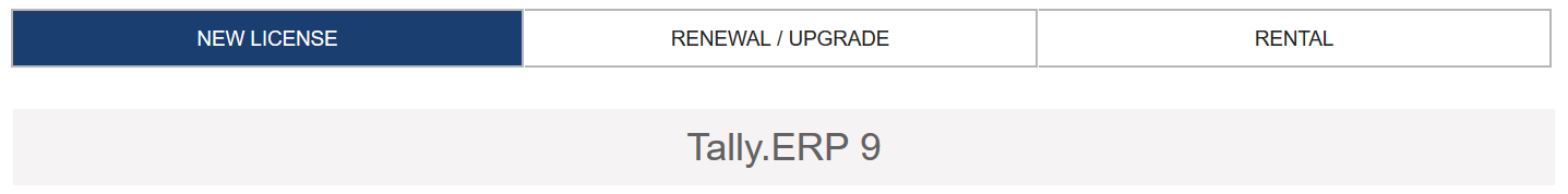 How to buy Tally ERP 9