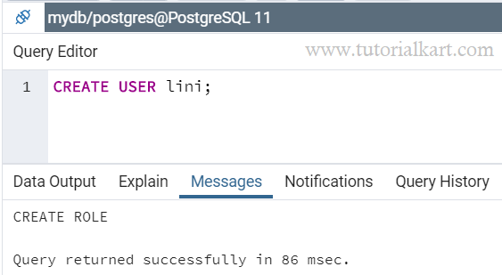 PostgreSQL - Create Users