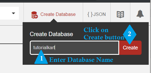 CouchDB Tutorial - Create Database