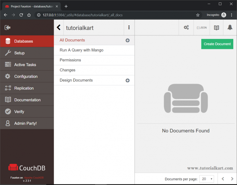 Apache CouchDB Tutorial