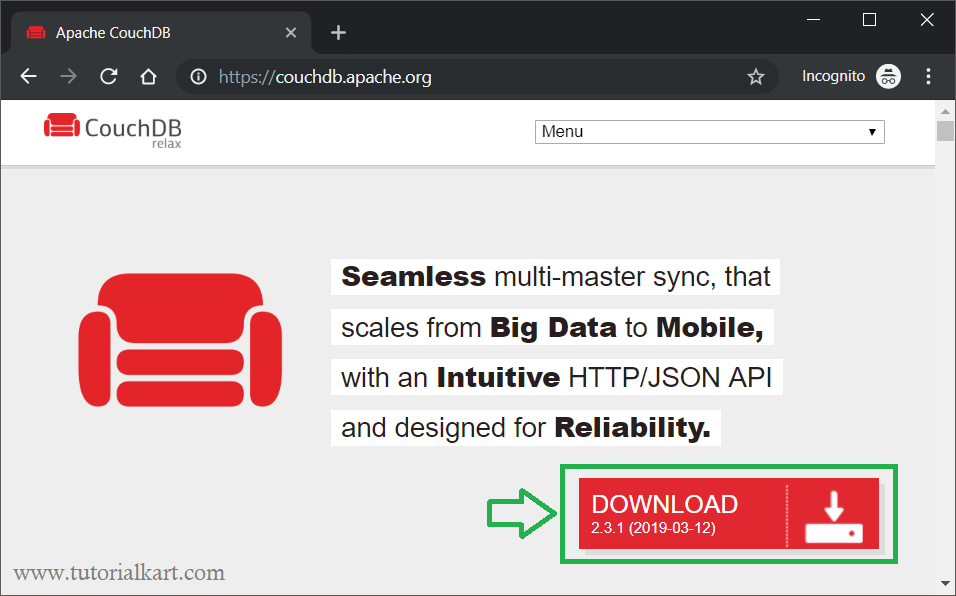 CouchDB Tutorial - Download CouchDB