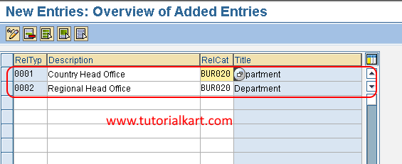 Define Relationship Types in SAP FSCM