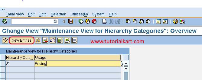 Hierarchy Categories in sap fscm