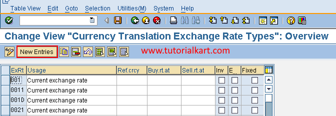 New exchange rate types in SAP FSCM