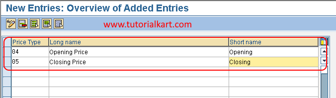 SAP FSCM - Define Security Price Types in SAP