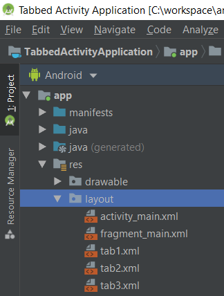 Android - How to Create Layout XML File in Resources? - TutorialKart