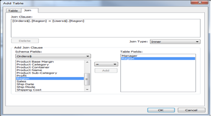 Joining Tables in Tableau