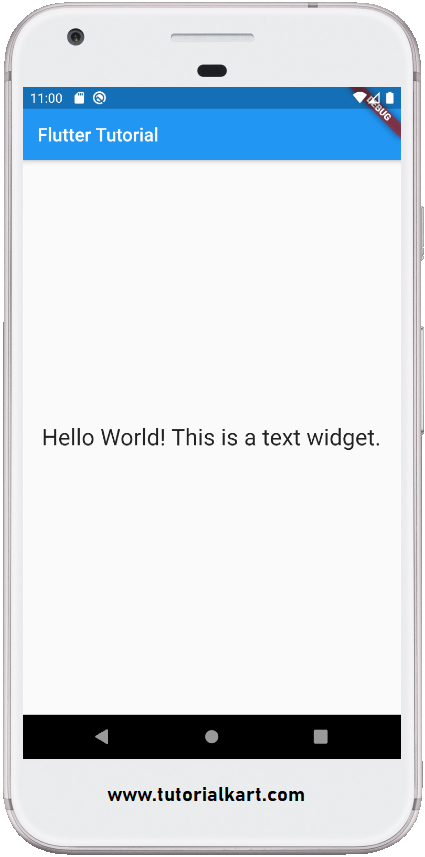 Flutter - Text Widget - Change font size