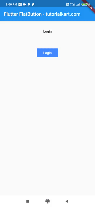 Flutter FlatButton Example