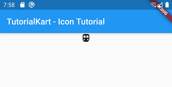 Flutter Icon Tutorial