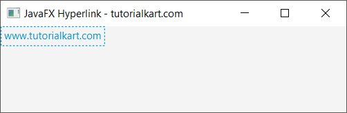 JavaFX Hyperlink