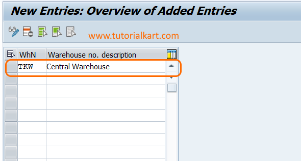 SAP LE - Define warehouse number in SAP