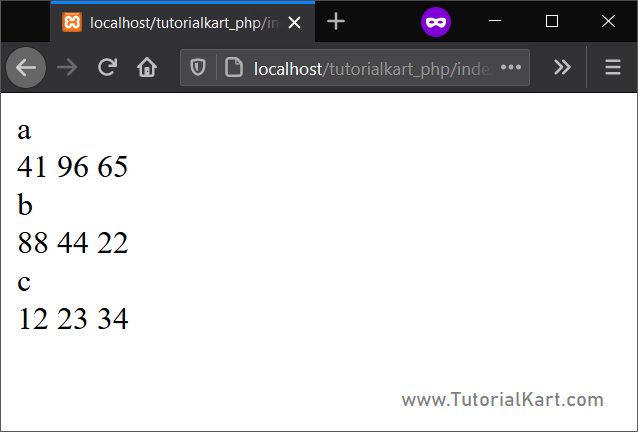 PHP Array nested foreach - Iterate over Multi-dimensional Array