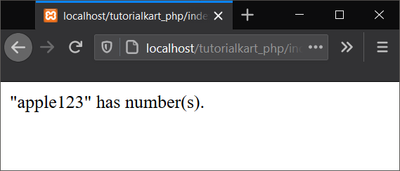 PHP - Check if String contains Numbers