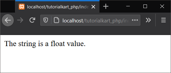 PHP - Check if String is Float