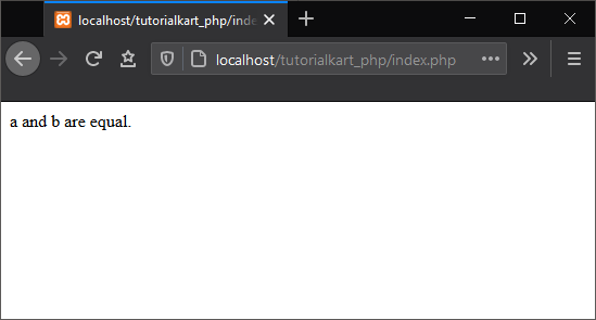 PHP If