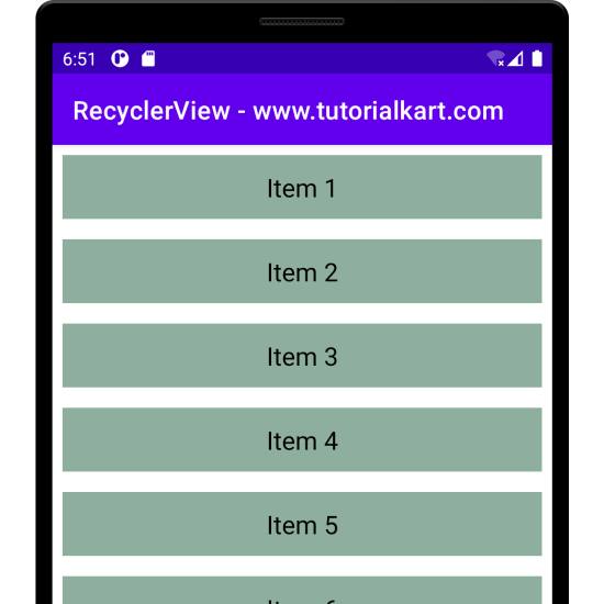 Android RecyclerView Example