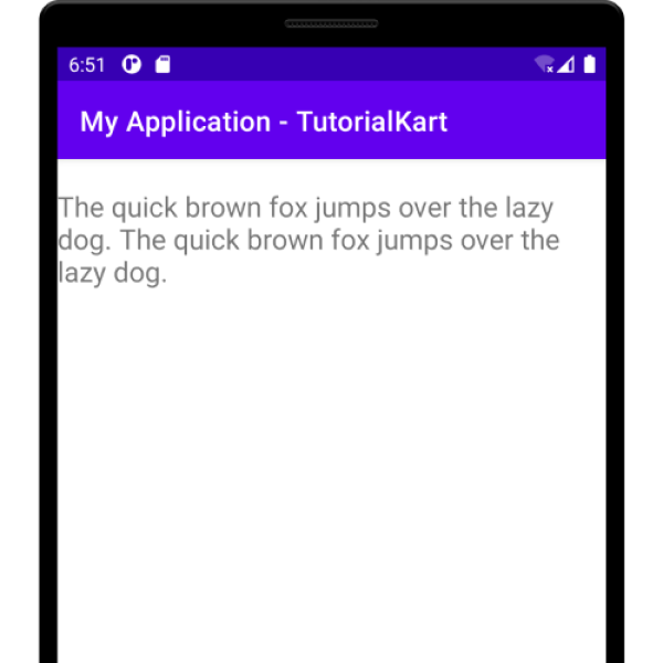 Kotlin Android - Left Align text in TextView