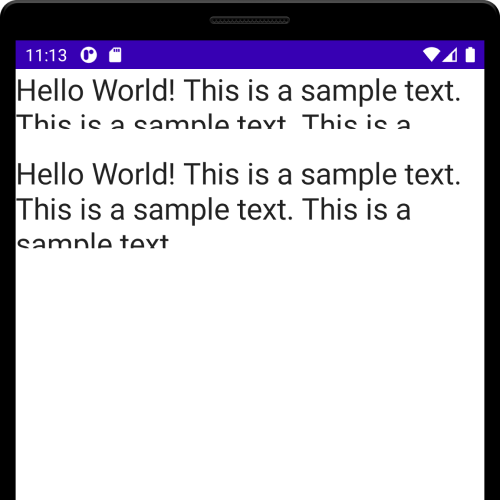 Android Compose - Set Height for Text