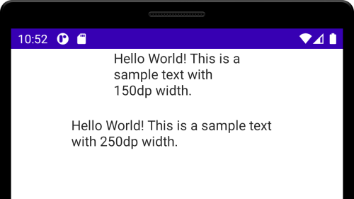 Android Compose - Set Width for Text composable