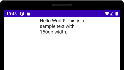 Android Compose - Set Width for Text composable