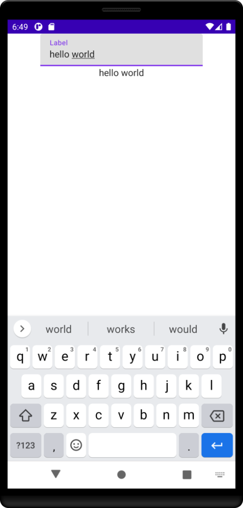 Android Compose - Read Value Entered in TextField