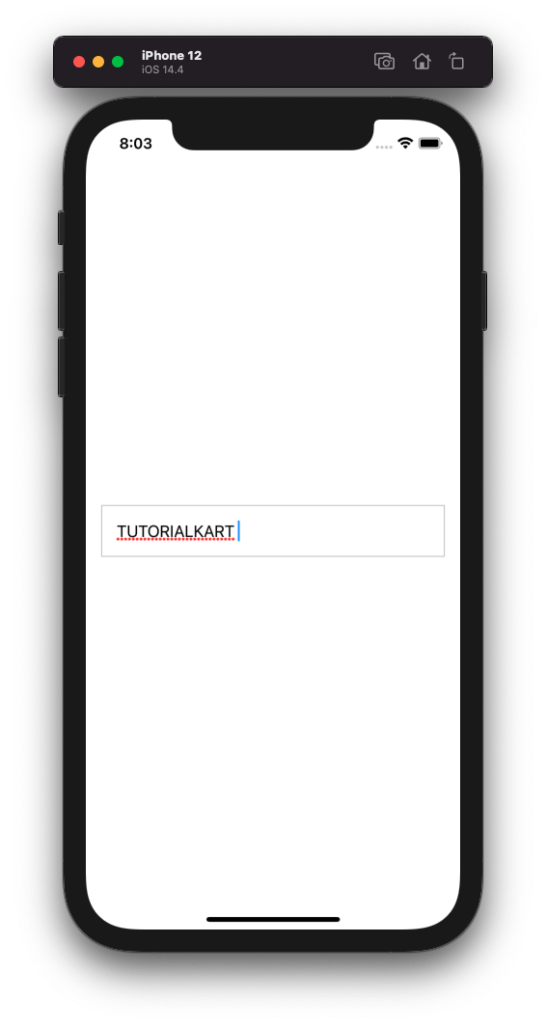 SwiftUI TextField - Autocorrection on