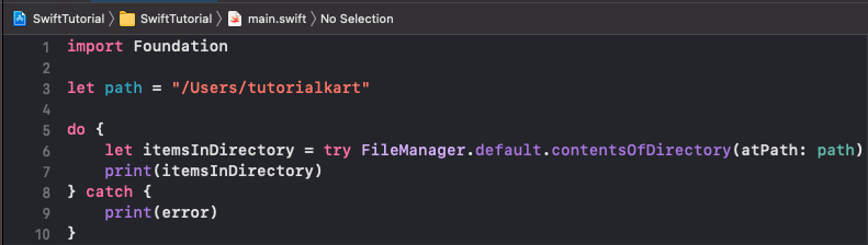 [Solved] Swift - Call can throw, but is not marked with 'try'