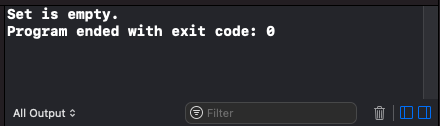 Swift - Check if Set is Empty