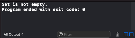 Swift - Check if Set is Empty